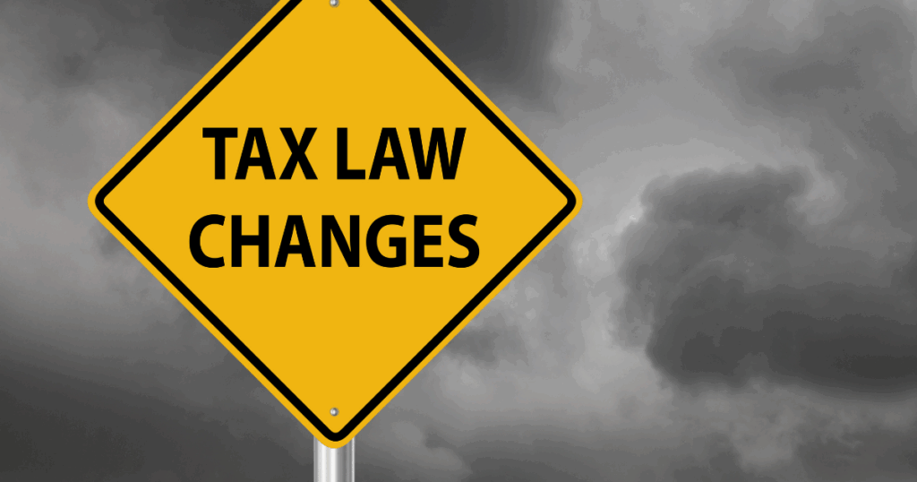 Warning sign: Tax law changes ahead due to the big beautiful bill (OBBBA)
